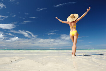 Girl on a beach
