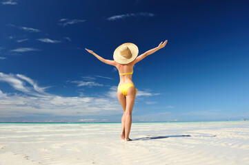 Girl on a beach