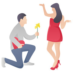 
Lovers are having good time 
