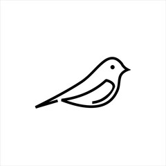 Canary bird logo, Canary bird logo design vector illustration, canary bird logo design template vector image