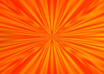 Fototapeta premium Light Orange vector glossy abstract template.