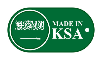 icon made in saudi arabia, isolated on white background