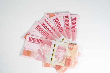 Rupiah isolated on white