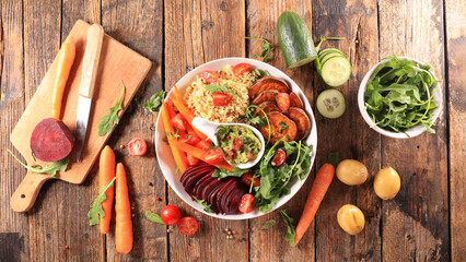 buddha bowl- mixed vegetable salad