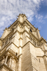 Tower in the Notre Dame cathedral, Paris