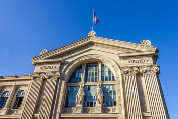 Fototapeta na wymiar Gare du Nord, train station in Paris