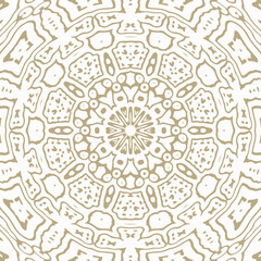 Oriental Seamless Vector Pattern - Repeating ornament for textile, wraping paper, fashion etc.