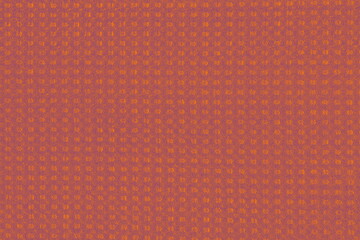 Texture of natural coarse cotton fabric in a brown shade. Kitchen towel, coarse cloth, burlap and sackcloth.