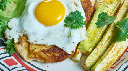 Milanesa a caballo