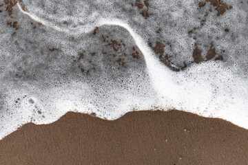 texture of the sand