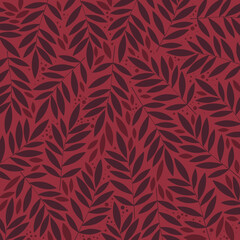 Burgundy red leaf background