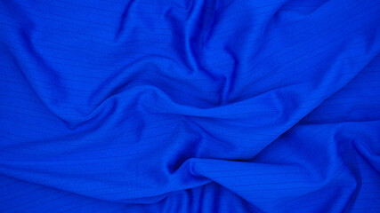 blue fabric texture for background