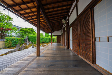 京都　大徳寺の塔頭寺院　瑞峯院の庭園