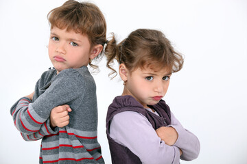 Girls angry at one another