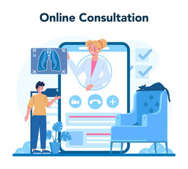 Tuberculosis specialist online service or platform. Human pulmonary