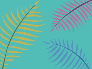 Fototapeta premium palm leaf background