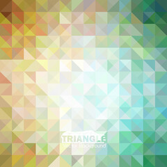 Abstract colorful triangle background