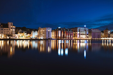 Obraz premium Architecture of Bergen