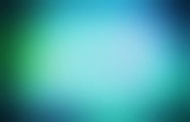 Green blue gradient shades defocus vignette background.