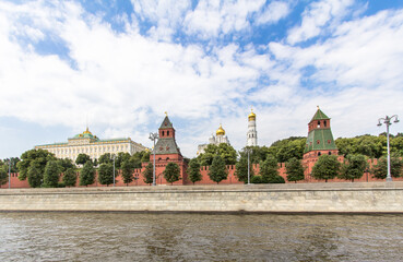 Moscow Kremlin Wall panorama