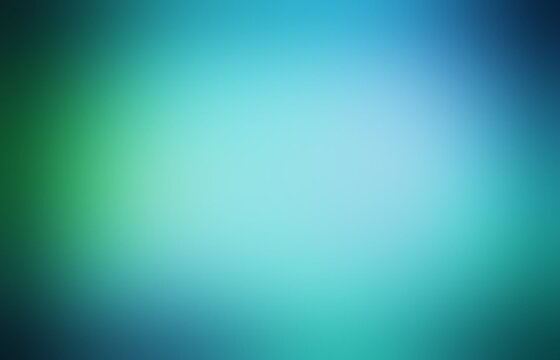 Green blue gradient shades defocus vignette background.