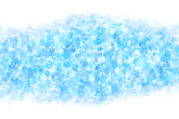 氷 雪 ブルー クリスマス 水彩 背景