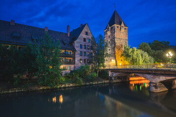 Fototapeta na wymiar Old town of Nuremberg