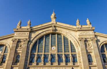 Fototapeta na wymiar Gare du Nord, train station in Paris