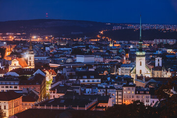 Fototapeta na wymiar Old town of Brno