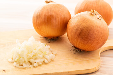 玉葱のみじん切り