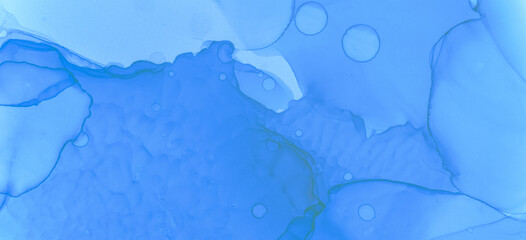 Obraz premium Pastel Fluid Water. Blue Pastel Flow Design. 