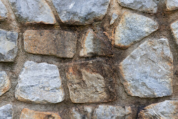 Stone wall Texture. Old castle stone wall texture background. Stone wall as a background or texture for copy space