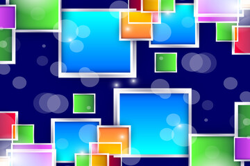 abstract colorful background with squares