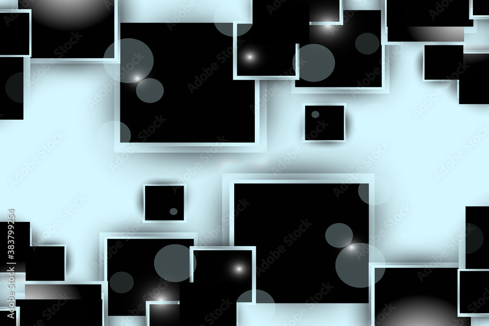 Poster abstract background with squares