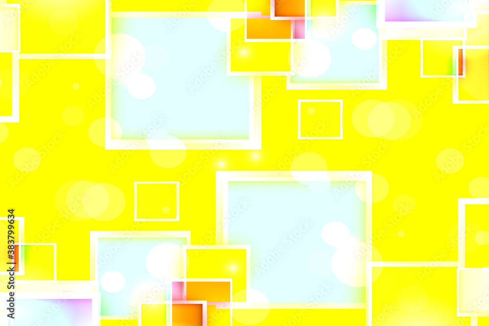 Poster abstract background with squares