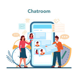 Professional consultant online service or platform. Research