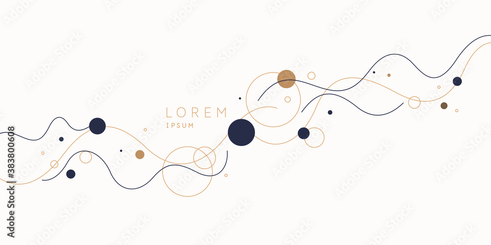 Poster modern backgrounds with abstract elements and dynamic shapes. compositions of colored spots. vector 