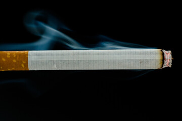 Lit cigarette