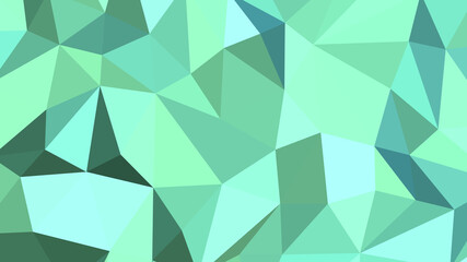Aquamarine abstract background. Geometric vector illustration. Colorful 3D wallpaper.