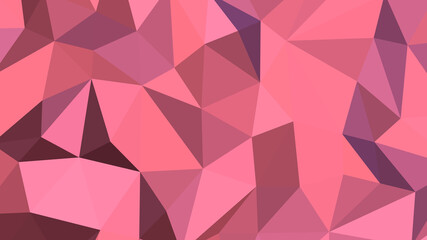 Pale violet red abstract background. Geometric vector illustration. Colorful 3D wallpaper.