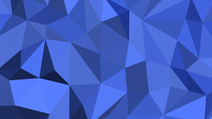 Royal blue abstract background. Geometric vector illustration. Colorful 3D wallpaper.