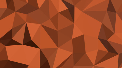 Sienna abstract background. Geometric vector illustration. Colorful 3D wallpaper.