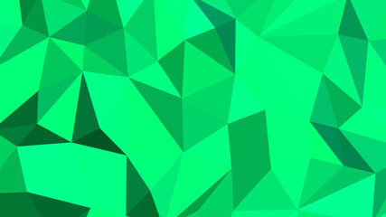 Spring green abstract background. Geometric vector illustration. Colorful 3D wallpaper.