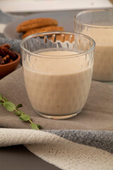 vegetable milk in a glass