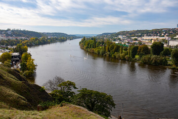 View of the Vltava river