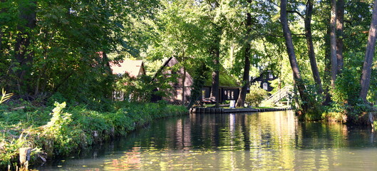 Ruheoase in den verzweigten Wasserarmen der Spree