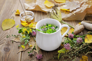 herbal tea, flu treatment