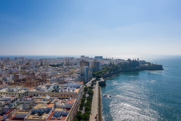 Aerial photograph of Cadiz in Spain © Jacob