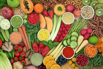 Large collection of the worlds healthiest foods very high in antioxidants, anthocyanins, fibre, protein, omega 3, lycopene, vitamins, minerals. Plant based vegan health foods for ethical eating.