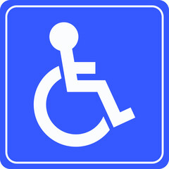 Disabled Handicap Icon . Invalid symbol